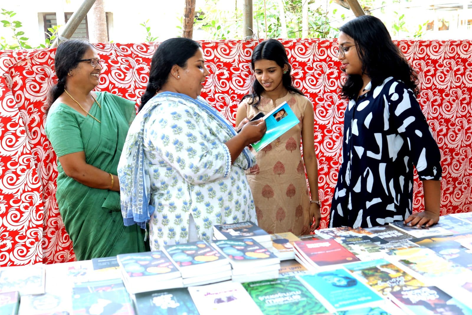 Book festival visitors