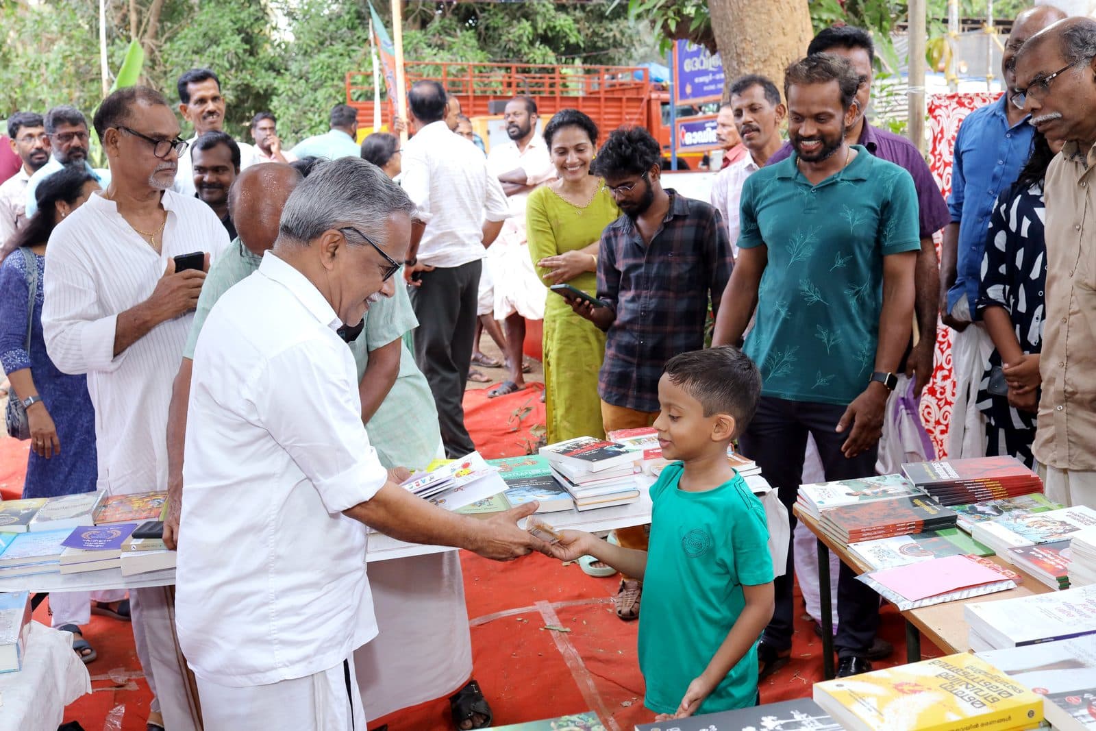 Book fair atmosphere